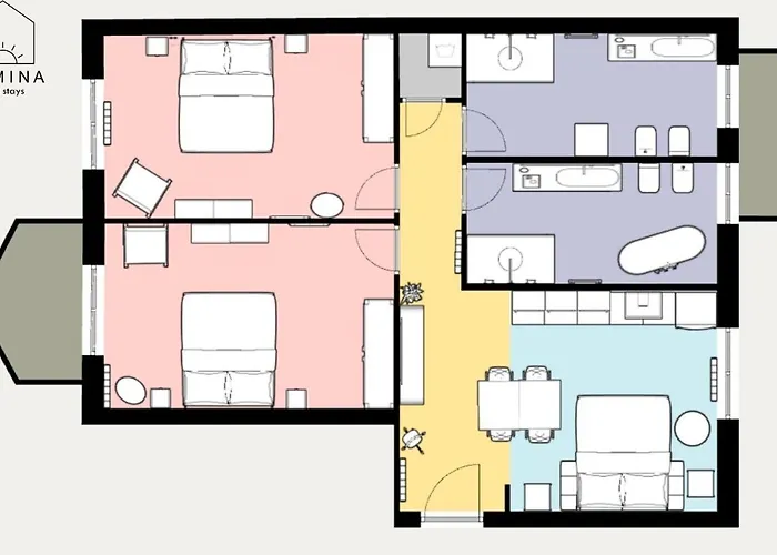 Lumina - Light - Nuovissimo Attico Con 2 Bagni Apartman